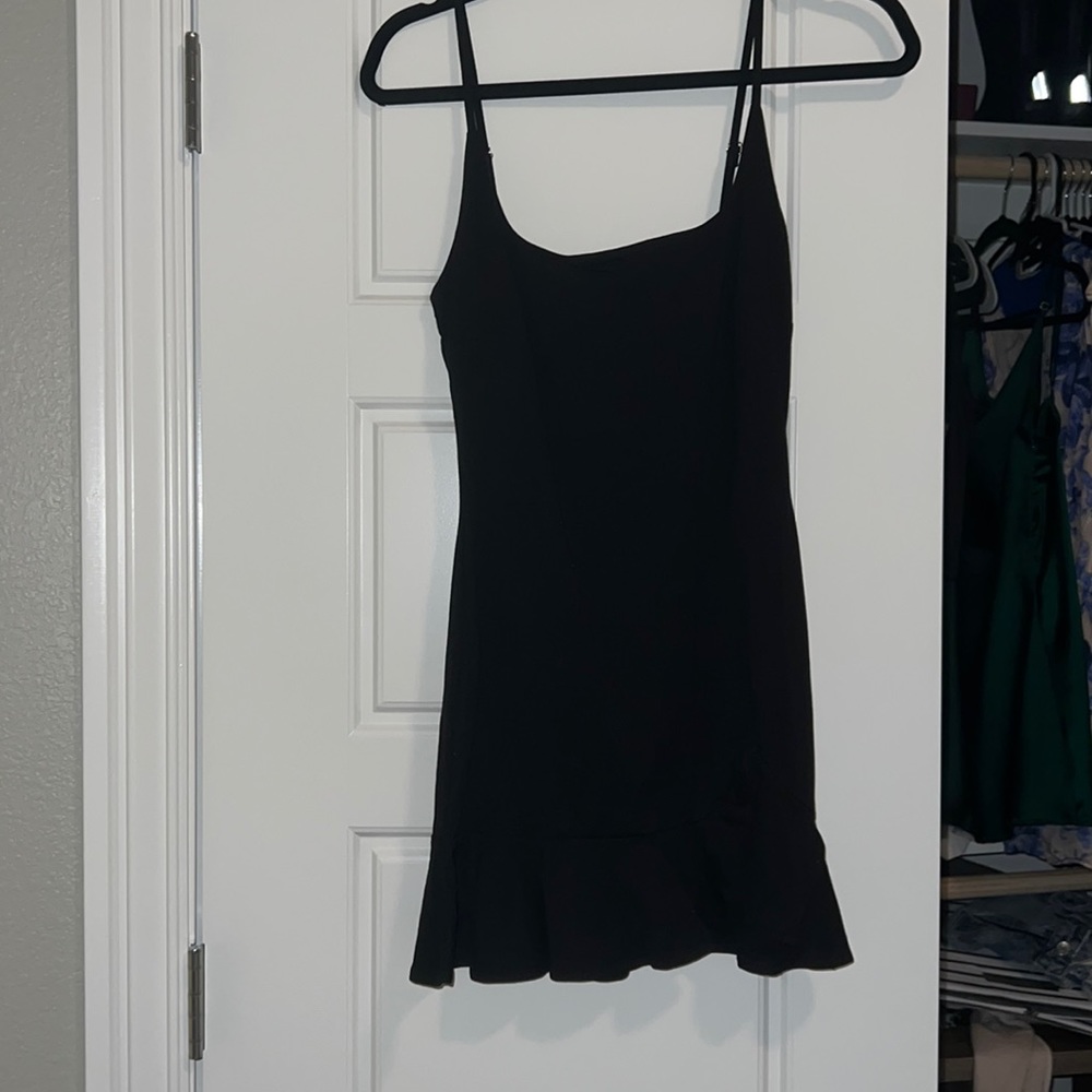 Oh Polly Black Mini Dress